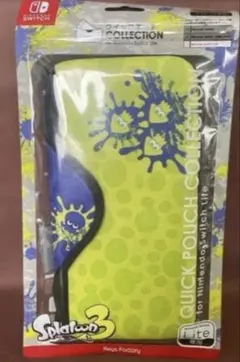 switch ライト専用　クイックポーチ スプラトゥーン3カラー