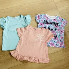 女児☆オシャレTシャツ3枚セット