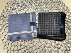 ブランドハンカチ　2枚セット　マリオバレンチノ　新品未使用