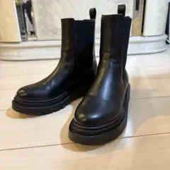❤️サイドゴアブーツ❤️ブラック厚底❤️サイズM❤️