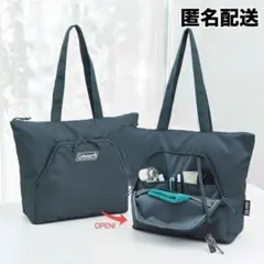 【匿名配送】Coleman コールマン 多機能ポケット付き トートバッグのサムネイル