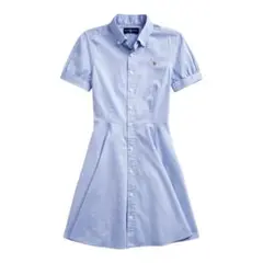 polo ralph lauren 水色 半袖ワンピース　ガールズ