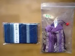 名刺入れ　カード入れ　小物入れ　ハンドメイド　セット　和装小物　和柄
