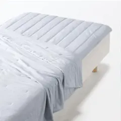 【新品未使用品】　無印良品　ひんやり綿　薄掛ふとん・敷パッドセット　シングルのサムネイル