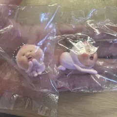コビトづかん カクレモモジリ カプセルトイ キーホルダー 2個セット バラ売り可