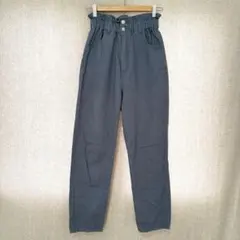 美品✦WEGO ハイウエストコットンパンツ Ｓ ウエストゴム60-70