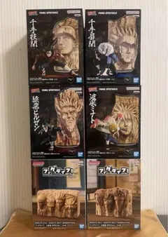NARUTO-ナルト-疾風伝　フィギュア6点セット（最強の兵ども+火影岩）