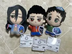 ブルーロックサンリオキャラクターズ ちびぐるみ 3体セット 蟻生　時光　馬狼　④