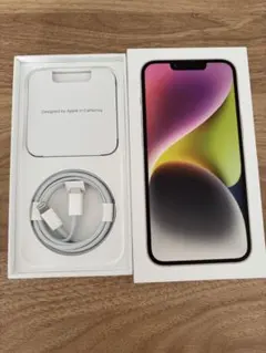 Apple iPhone 14 空箱+ Lightningケーブル