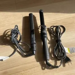 【2点セット】　SALONIA カール（25mm）＋ヘアアイロン