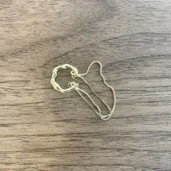 新品未使用　ゴールド 六角形イヤーカフ チェーン付き アクセサリー チェーン