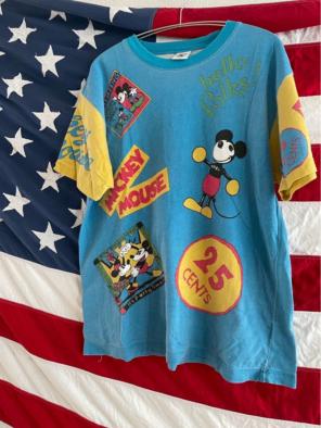 90s MICKEY&CO. Tシャツ M 古着