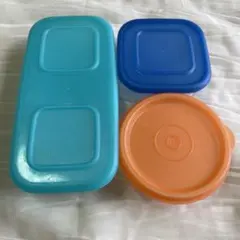 【新品未使用】タッパーウェア クリアメイト ブルーカラースペシャルセット 新品未使用】タッパーウェア クリアメイト ブルーカラー