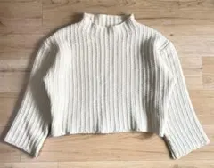 SPICK&SPAN ハイネックニット アイボリー フリーサイズ ゆったりめ