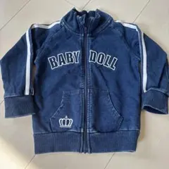 BABY DOLL ネイビー トレーナー 90