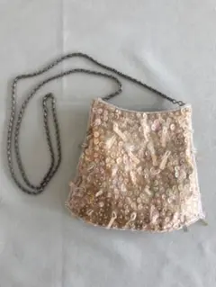 スパンコール　ショルダーバッグ　パーティ用