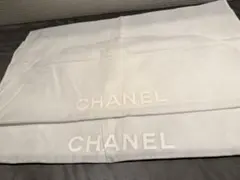 CHANEL ☆ガーメントバッグ☆衣類カバー☆ホワイト☆2枚セットのサムネイル