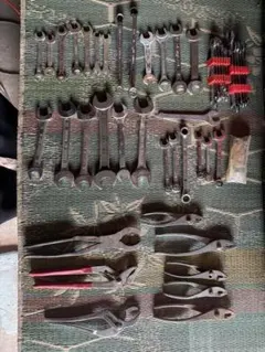 中古工具まとめ売り スパナ ハンマー　プライヤー