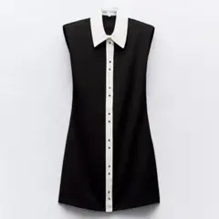 zara ミニワンピース