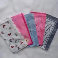 Hanae Mori 　ハンカチ　5枚セット