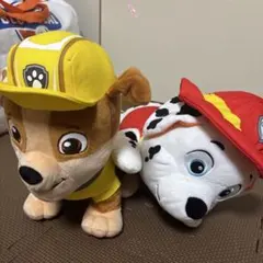 パウ・パトロール ぬいぐるみ セット チェイスとマーシャル