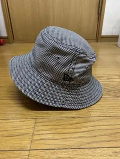 ニューエラ　ハット　バケットハット　サファリ帽　2way テンガロン風　千鳥格子