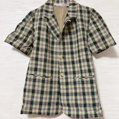 美品 BURBERRY ヴィンテージ ノバチェック 金ボタン シャツ ブラウス