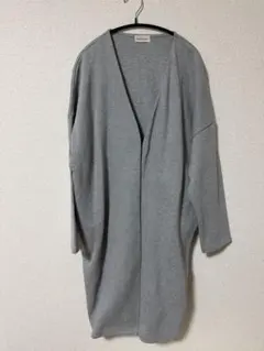 tsukuru&Lin. ロングカーディガン グレー 綿100%