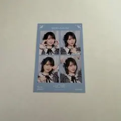 イコラブ = LOVE 4カット フォトカード 佐々木舞香 国立 レコ大衣装