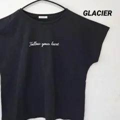 グラシア 半袖 プリント トップス プルオーバー Tシャツ 黒 Lのサムネイル