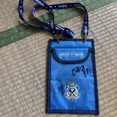 ジュビロ磐田　チケットホルダー　サイン入り　松原選手　古川選手　カードケース