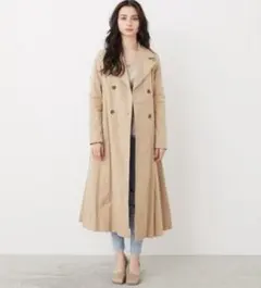 【未使用】riendaダブルブレスト トレンチ ロングコート