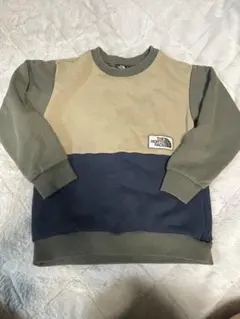 THE NORTH FACE トレーナー 130 カーキ/ネイビー