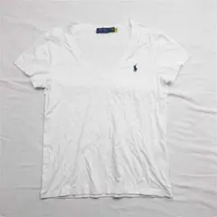POLO RALPH LAUREN VネックTシャツ S ホワイト系 レディースのサムネイル