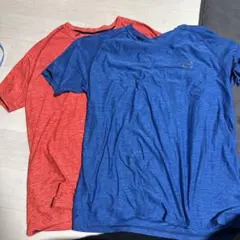 androストライプ Tシャツ 赤 青 2枚セット