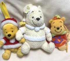ディズニーランド　くまのプーさん　ぬいぐるみポーチ　ショルダー　マスコット