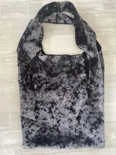 JEANASIS ローデュロイバッグ グレー/ブラック