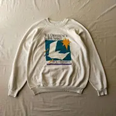 古着　Hanes　スウェット　ラグランスリーブ　80s　アメリカ製