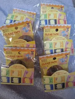 ‧˚₊*̥amifa クリアテープ お菓子パッケージ6個セット‧˚₊*̥のサムネイル