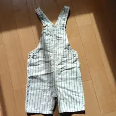 ZARA ストライプ コットンオーバーオール 5-6歳