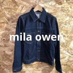 【 2516番】mila owen デニムジャケット　レディS ブルー