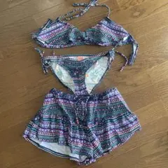 ROXY 花柄セパレート水着