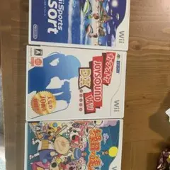 Wii 縁日の達人 Wii Sportsリゾート JOYSOUND 3本セット