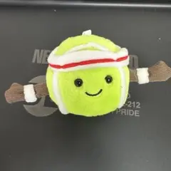 テニスボール キーホルダー ぬいぐるみ