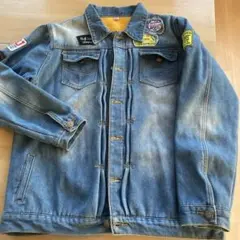 デニムジャケット イエロー裏地