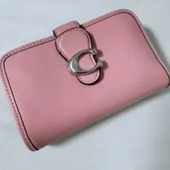 COACH タビーミディアムウォレット パープル - メルカリ