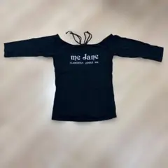 【me Jane 】ブラック オフショルダー Tシャツ　ギャル　平成