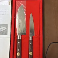新品未使用】 保津川二点セット 京之鍛冶師 義定 三徳包丁 ペティ