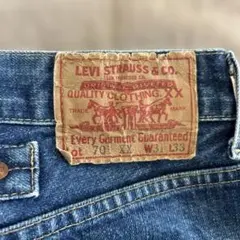 Levi's 701 XX ストレートデニム W31 L33 - メルカリ