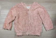 Dukkah ピンク ファーコート 長袖